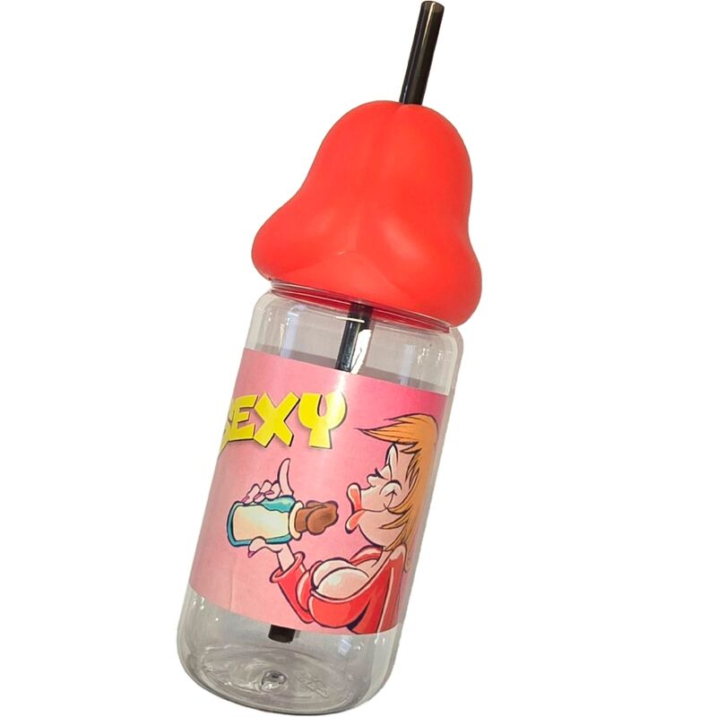 DIABLO PICANTE - MAME EM FORMA DE PÊNIS 360 ML VERMELHO
