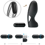 PRETTY LOVE - VIBRADOR DE DEDO DE SILICONE ALAN PRETO