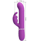 PRETTY LOVE - COALE 4 EM 1 MULTIFUNCIONAL COELHO VIBRADOR ROXO