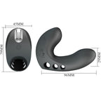 PRETTY LOVE - VIBRADOR DE DEDO CAMELIA 7 VIBRAÇÕES PRETO