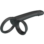 PRETTY LOVE - DILLION ANEL DUPLO DE PÉNIS DUPLO DE DUPLA PENETRAÇÃO PRETO
