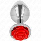 KINK - PLUG ANAL ROSA VERMELHO TAMANHO M