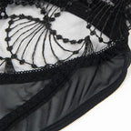 SUBBLIME - 955229 BODY TRANSPARENTE COM RENDA OCA PRETO L/XL