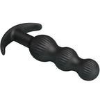PRETTY LOVE - VIBRADOR ANAL SIDNEY 10 VIBRAÇÕES PRETO