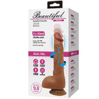 BAILE - BEAUTIFUL WILKS VIBRADOR REALÍSTICO 5 AJUSTES 25 CM MULATO