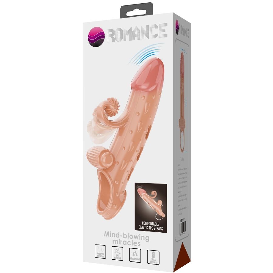 ROMANCE - MANGA VIBRANTE PARA PÊNIS NATURAL