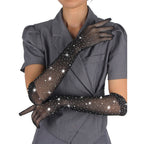 SUBBLIME - 957469 LUVAS SHINE TRANSPARENTES PRETAS S/M