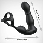 COLEÇÃO ANAL FANTASY ELITE - ANEL ANAL VIBRANTE E MASSAGEADOR COM CONTROLE REMOTO