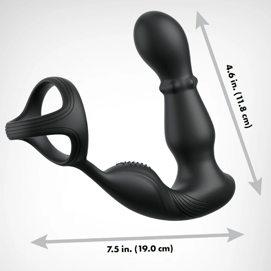 COLEÇÃO ANAL FANTASY ELITE - ANEL ANAL VIBRANTE E MASSAGEADOR COM CONTROLE REMOTO