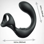COLEÇÃO ANAL FANTASY ELITE - MASSAGEADOR ANAL VIBRANTE COM CONTROLE REMOTO