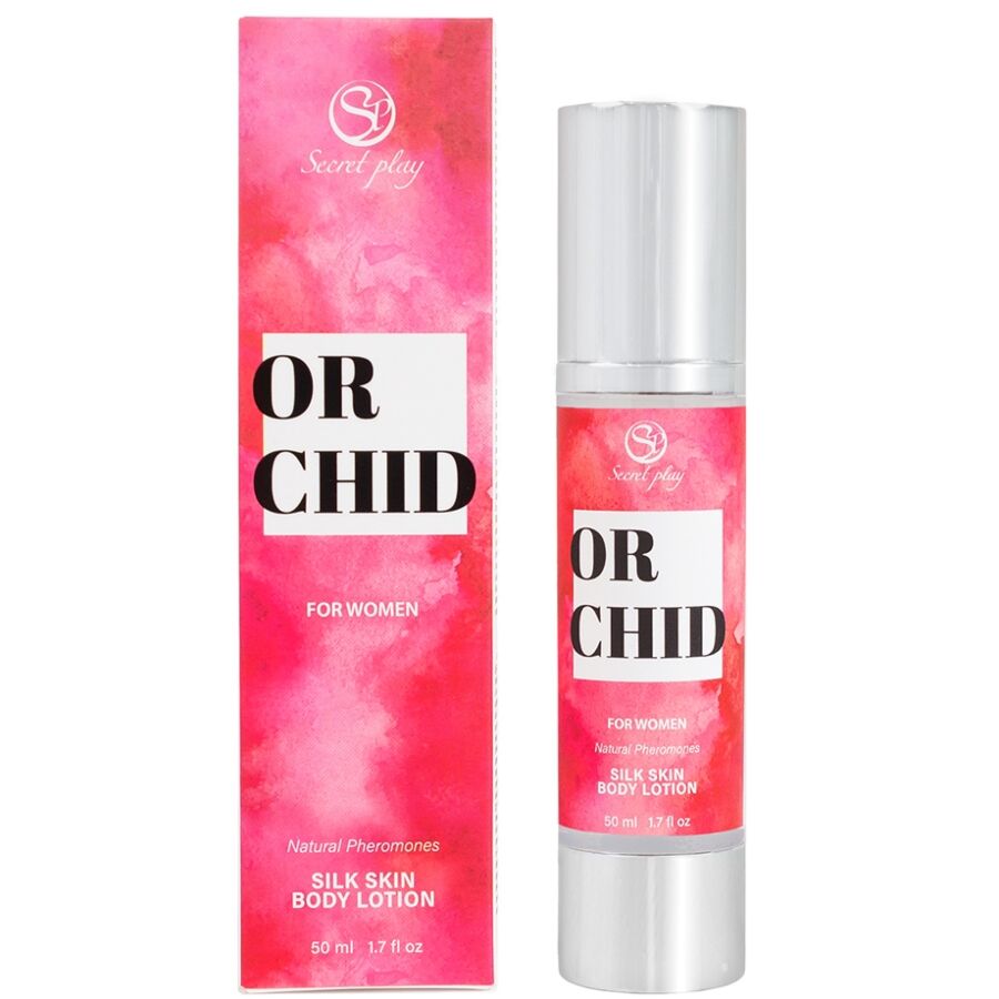 SECRETPLAY - LOÇÃO DE PELE DE SEDA DE ORQUÍDEA PARA MULHERES 50 ML
