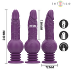 INTENSE - VIBRADOR MULTIFUNCIONAL TATUM COM VIBRAÇÃO PARA CIMA E PARA BAIXO 24 CM ROXO