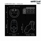 ADDICTED TOYS LOCKED - GAIOLA DE PÊNIS DEN INQUEBRÁVEL 9,8 CM