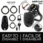 ADDICTED TOYS LOCKED - GAIOLA DE PÊNIS OCO COM CORRENTE 10,5 CM
