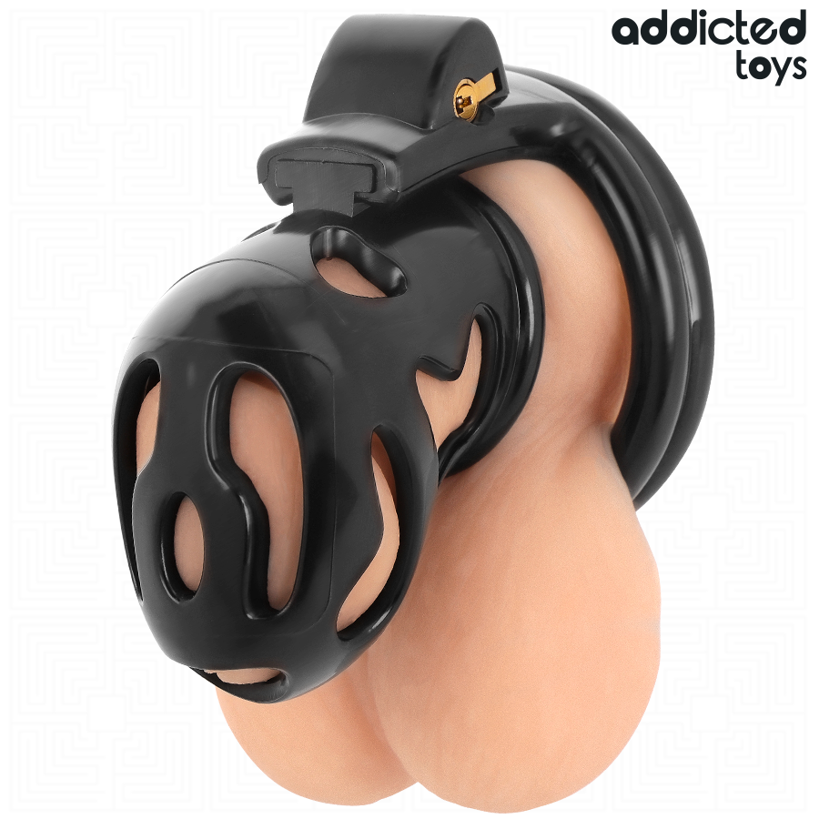 ADDICTED TOYS LOCKED - GAIOLA DE PÊNIS CRYPT SELADA 8 CM