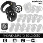 ADDICTED TOYS LOCKED - GAIOLA PARA PÊNIS SILENT KEEP 7,5 CM