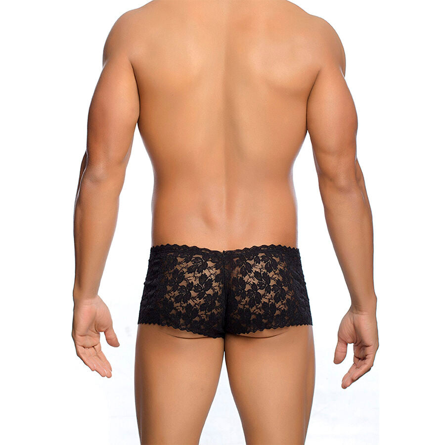 MOB - BOXER DE RENDA PRETA TAMANHO P/M