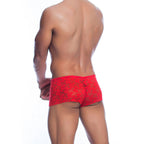 MOB - BOXER DE RENDA VERMELHA TAMANHO L/XL