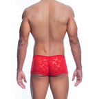 MOB - BOXER DE RENDA VERMELHA TAMANHO L/XL