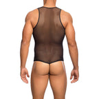 MOB - BODYSHEER PRETO TRANSPARENTE TAMANHO P/M