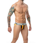MOB - CALÇA CLASSIC JOCK STRIPE LARANJA TAMANHO P