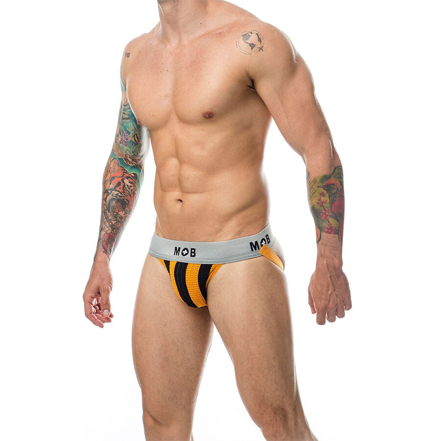 MOB - CALÇA CLASSIC JOCK STRIPE LARANJA TAMANHO XL