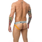 MOB - CALÇA CLASSIC JOCK STRIPE LARANJA TAMANHO XXL
