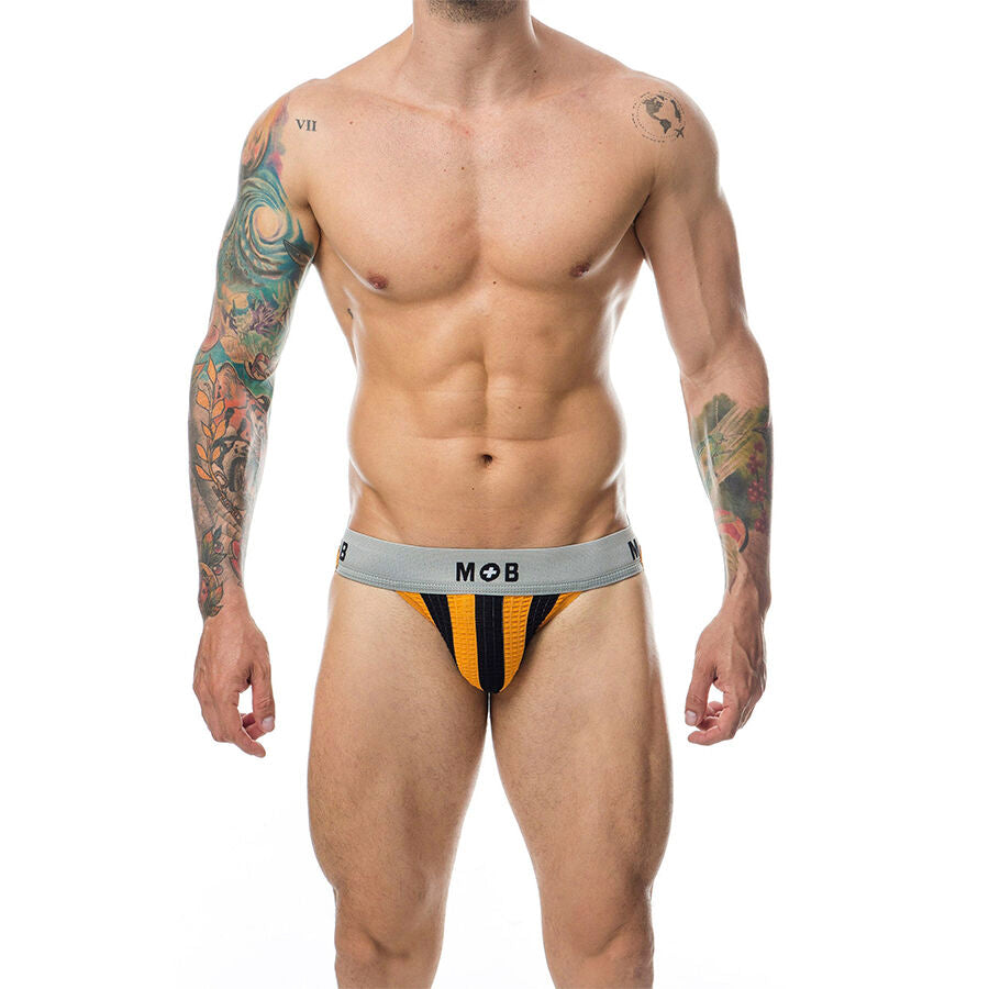 MOB - CALÇA CLASSIC JOCK STRIPE LARANJA TAMANHO XXL