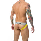 MOB - CALÇA CLASSIC JOCK STRIPE AMARELA TAMANHO P