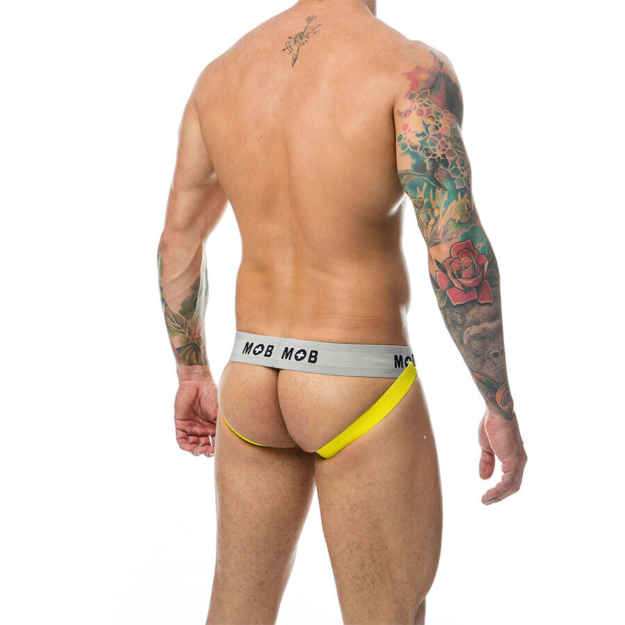 MOB - CALÇA CLASSIC JOCK STRIPE AMARELA TAMANHO XXL