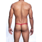 MOB - TANGA VERMELHA EM FORMATO DE LÁGRIMAS TAMANHO L/XL
