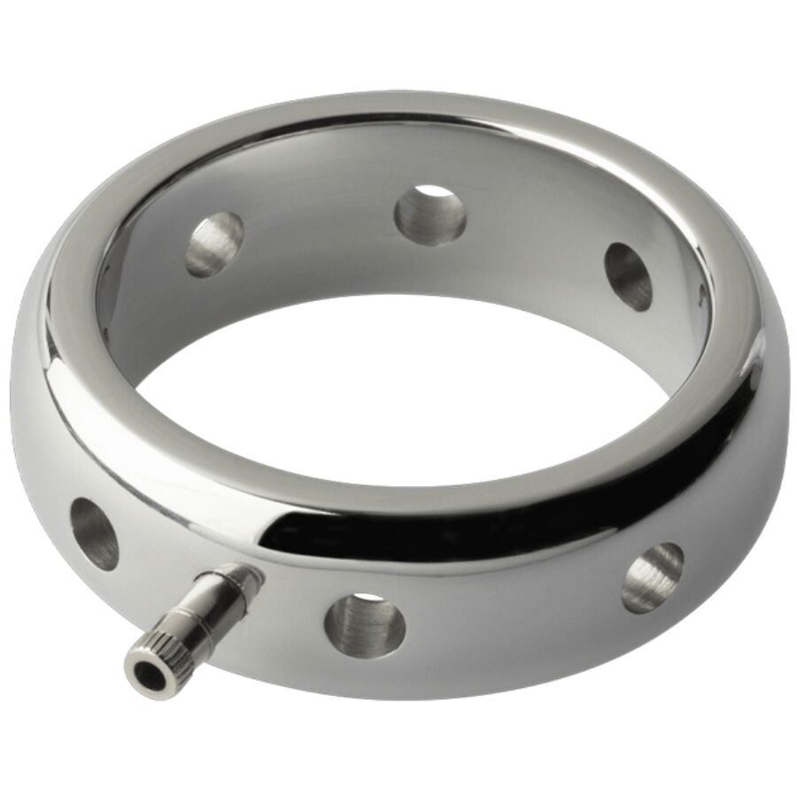 ELECTRASTIM - ANEL PENIANO ELETROMAGNÉTICO DE METAL PRESTIGE 42 MM