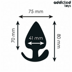 ADDICTED TOYS - PLUG ANAL TAMANHO L 8 CM