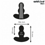ADDICTED TOYS - PLUG ANAL OCO TAMANHO L 11,1 CM