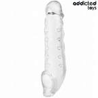 ADDICTED TOYS - EXTENSÃO DE PÊNIS TRANSPARENTE TAMANHO S 23 CM