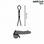 ADDICTED TOYS - CORDA DE SILICONE PARA O PÊNIS DE ALÇA DUPLA