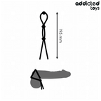 ADDICTED TOYS - CORDA DE SILICONE PARA O PÊNIS DE TRIPLO LOOP