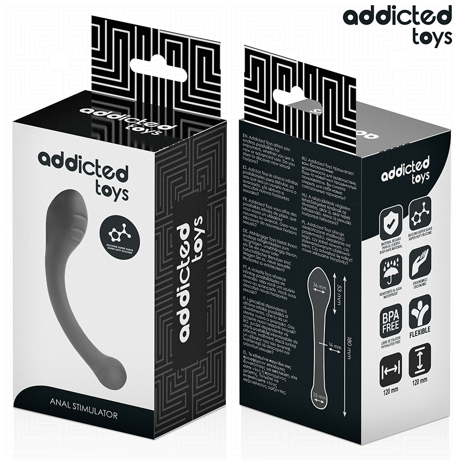 ADDICTED TOYS - ESTIMULADOR ANAL 18 CM