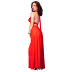 CHILIROSE - CR 4857 CONJUNTO DE BLUSA E CALÇA VERMELHA TAMANHO GG