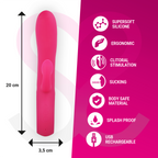 MORESSA - DUSTIN SUCÇÃO CLITÓRICA E VIBRAÇÃO PODEROSA SILICONE PREMIUM RECARREGÁVEL