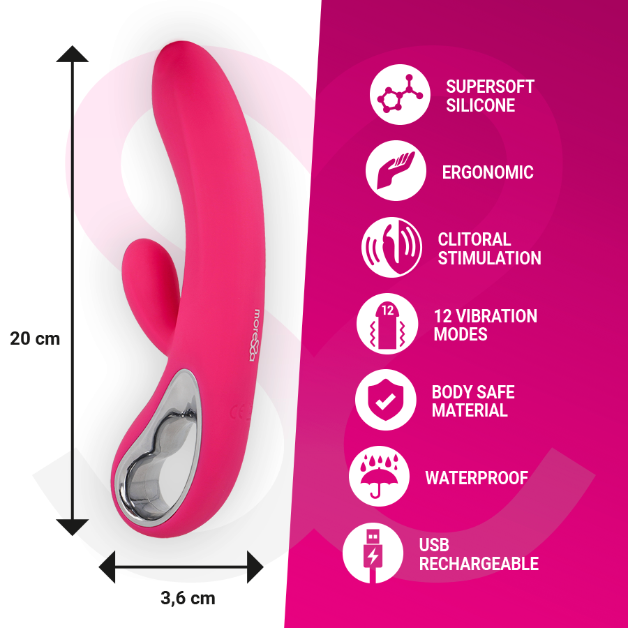 MORESSA - TROY PREMIUM SILICONE RECARREGVEL