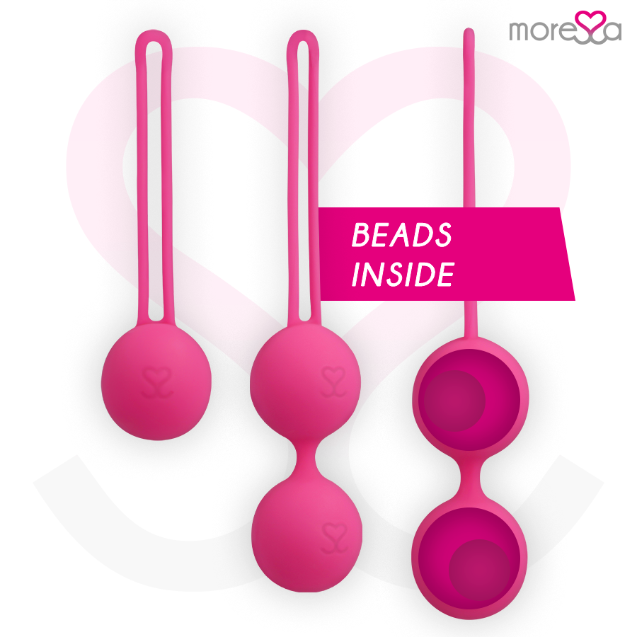 MORESSA - CONJUNTO OSIAN PREMIUM SILICONE ROSA (Osian One - 51 g | Osian Two - 101 g | Osian Three 85 g)