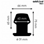 ADDICTED TOYS - PLUG ANAL EXTREMO OCO TAMANHO S 7,5 CM
