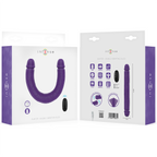 INTENSE - GUNTER DILDO VIBRADOR DUPLO 40 CM ROXO CONTROLE REMOTO