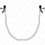 KINK - PINÇAS DE CORRENTE PLANA PRATA 34 CM
