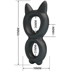 CRAZY BULL - ANEL DUPLO DE SILICONE TORAN MODELO 20