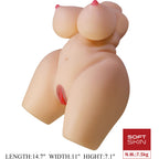 CRAZY BULL - GRACE TRONCO FEMININO REALISTA VAGINA E ANAL 7,5 KG