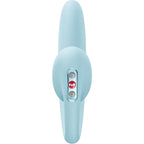 FUN FACTORY - CRESCENDO VIBRADOR DE DUPLA PULSAÇÃO DE AR INSERÍVEL AZUL GELO