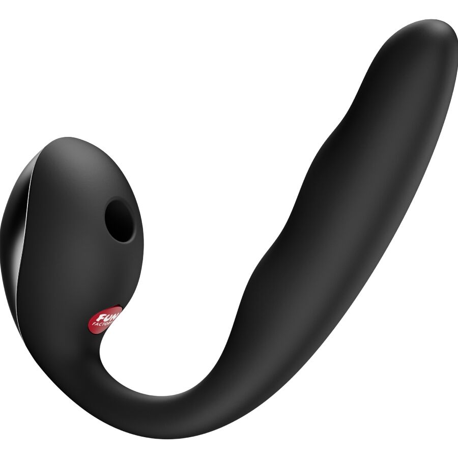 FUN FACTORY - ALLEGRO VIBRADOR DE DUPLA PULSAÇÃO DE AR INSERÍVEL PRETO