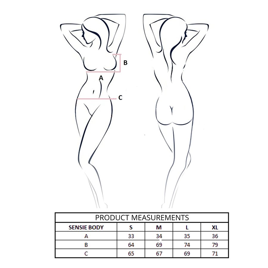 PASSION - SENSIE BODY PLUM L/XL